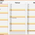 Einzigartig Kalender 2021 Word Zum Ausdrucken 16 Vorlagen Kostenlos