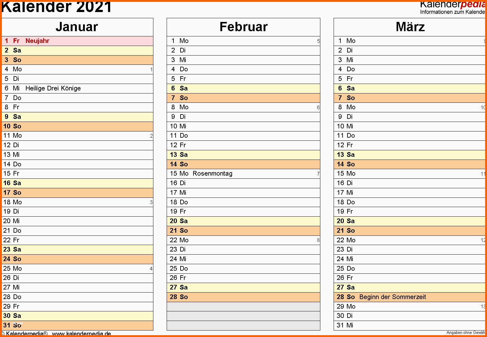 Kalender 2021 Zum Ausdrucken Kostenlos / Juni 2021 ...