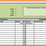 Einzigartig Kassenbuch Excel Download