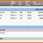 Einzigartig Kostenlose Excel Inventar Vorlagen