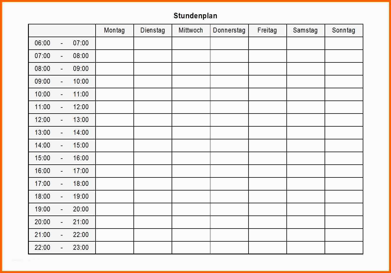 Einzigartig Mitarbeiter Wochenplan Vorlage Wunderbar 5 Lernplan