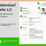 Einzigartig Muster Lebenslauf Word Muster Lebenslauf Student
