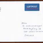 Einzigartig Porto Deutsche Post Brief – Bucho