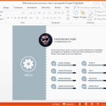 Einzigartig Professionelle Lebenslauf Powerpoint Vorlage