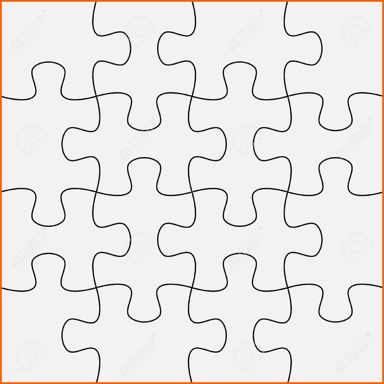 Einzigartig Puzzle Vorlage Kostenlos Ausdrucken Erstaunlich Template
