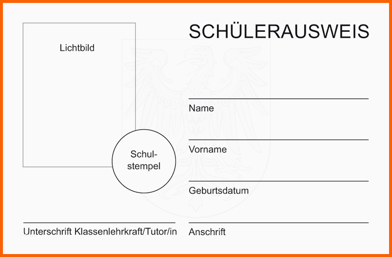 Einzigartig Schülerausweis Brandenburg Scheckkartenformat Seibert