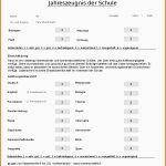 Einzigartig Schulzeugnis –
