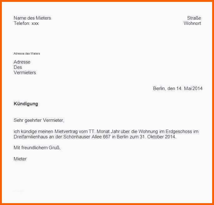 Einzigartig Stromanbieter Kündigen Wegen Umzug Vorlage
