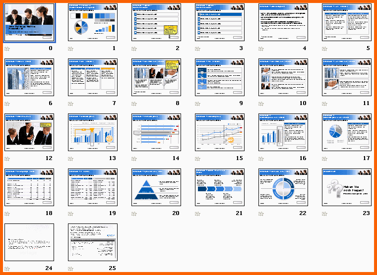 Einzigartig Vorteilspaket Powerpoint Business Team Alle Farben