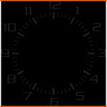 Einzigartig Wandtattoo Uhr Modernes Ziffernblatt Von Klebeheld