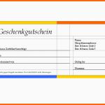 Einzigartig Word Vorlage Geschenkgutschein Download Chip