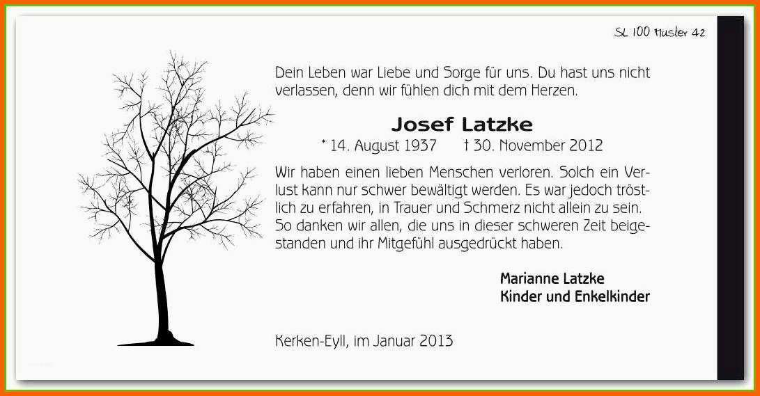 Empfohlen 10 Danksagung Trauer Zeitung Muster
