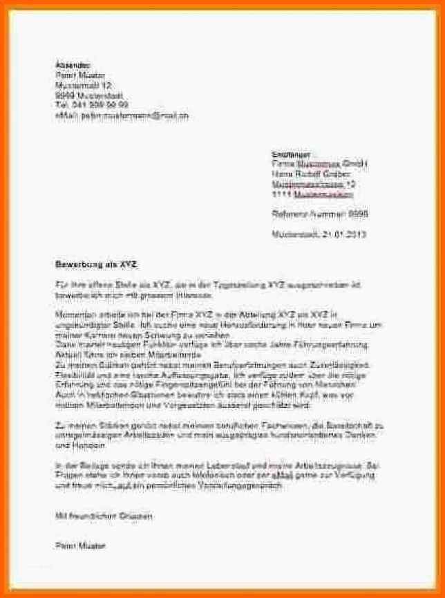 Empfohlen 13 Briefvorlage Kostenlos