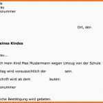 Empfohlen Abmeldung Schule Schreiben