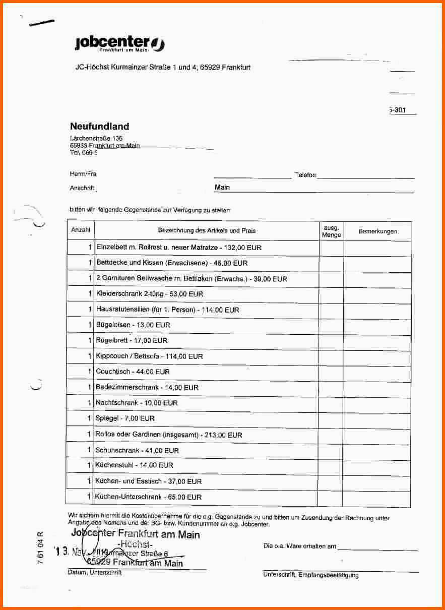 Empfohlen Antrag Darlehen Jobcenter Vorlage Angenehm Antrag