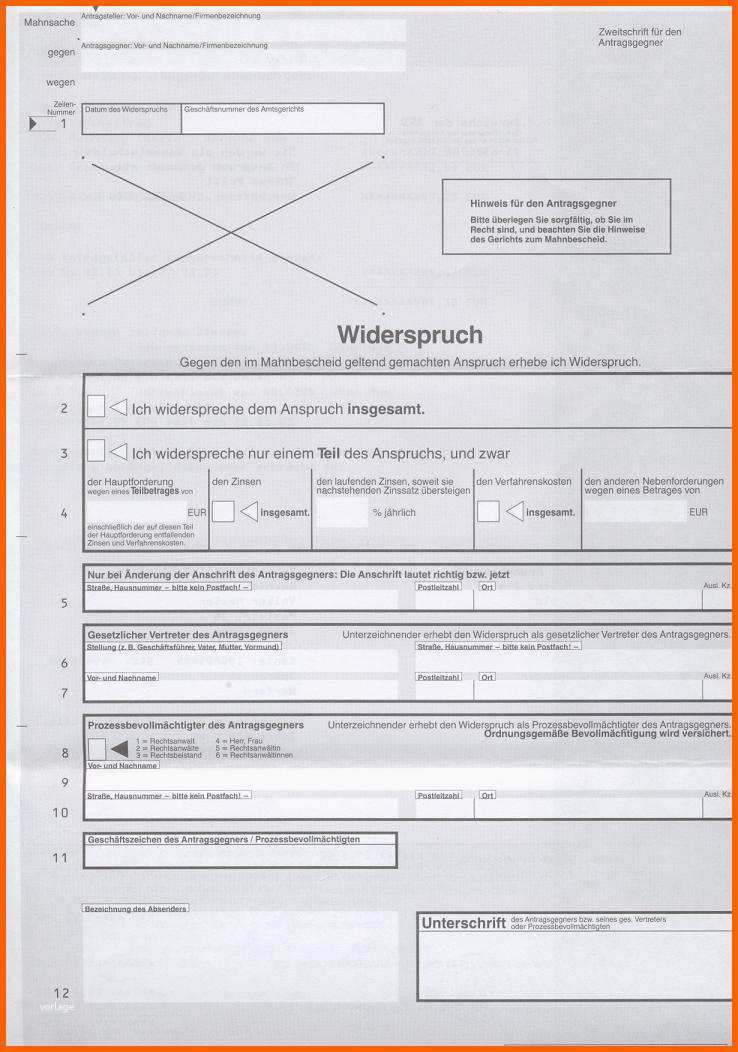 Empfohlen Antrag Mahnbescheid