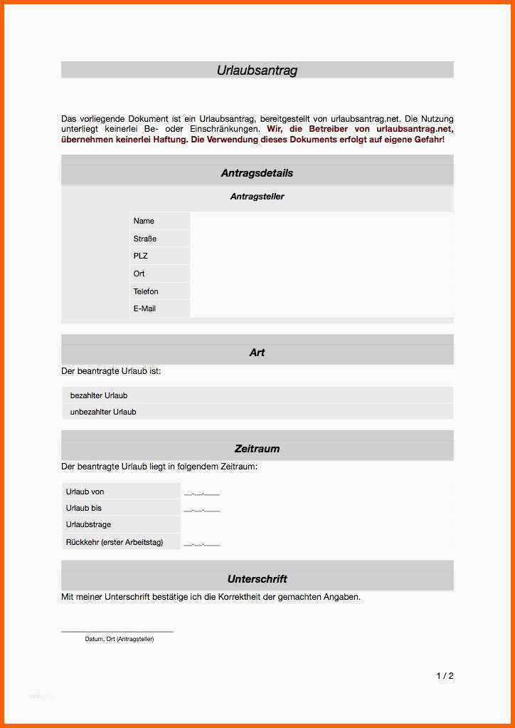 Empfohlen Apple Mail Vorlagen Kostenlos Einzigartig Urlaubsantrag