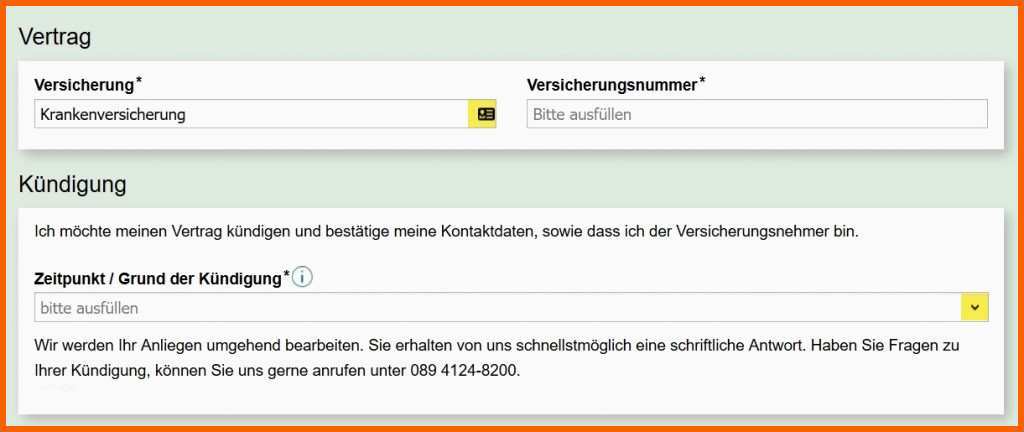 Empfohlen Arag Krankenversicherung Kündigung Kostenlose Vorlage