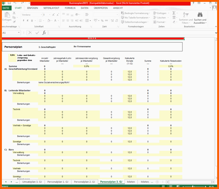 Empfohlen Businessplan Download