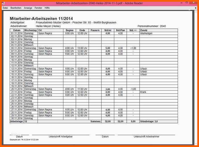 datev vorlage zur dokumentation der taglichen arbeitszeit 2017 sus excel arbeitszeitnachweis vorlagen 2017