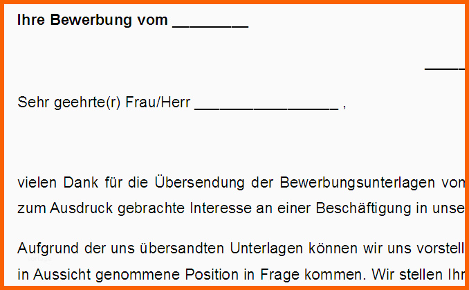 Empfohlen Einladung Vorstellungsgespräch Ohne Kostenübernahme