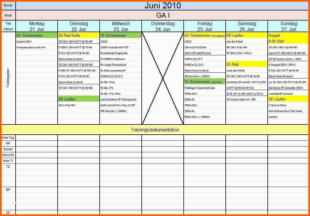 Empfohlen Excel Trainingsplan Vorlage Download Hübsch Excel Vorlage