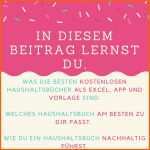 Empfohlen Haushaltsbuch Einfach Führen Kostenlos Als Excel App