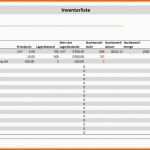 Empfohlen Inventarliste Vorlage Excel format