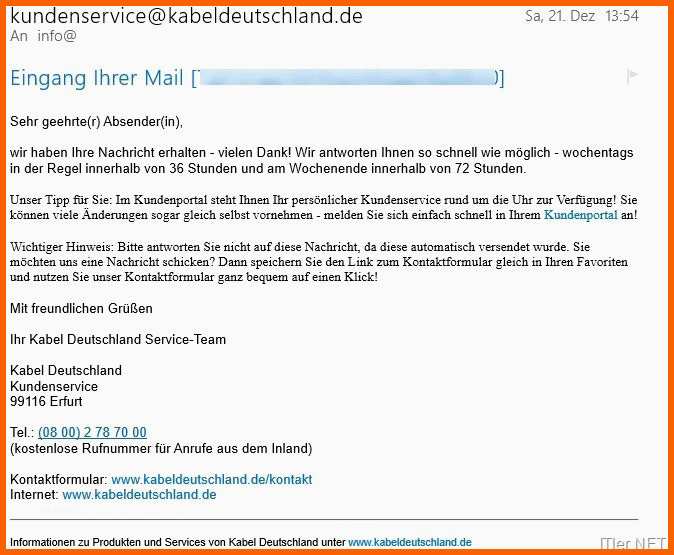 Empfohlen Kabel Deutschland Kündigung Muster Pdf