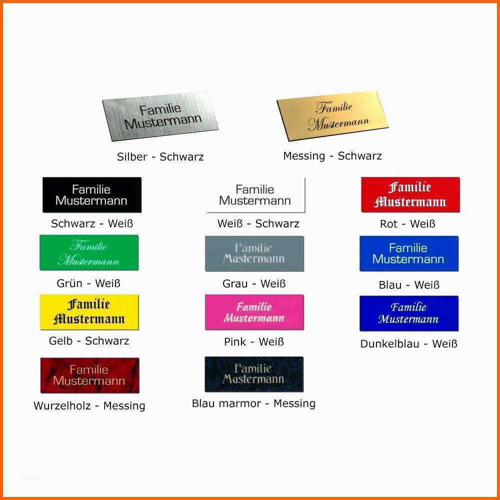 Empfohlen Klingelschild Briefkastenschild Gravur Koln Vorlage