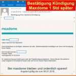 Empfohlen Kndigung Maxdome Vorlage Post Und Fax Codedocude