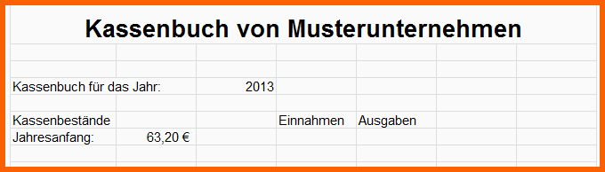 Empfohlen Kostenlose Vorlage Microsoft Excel Kassenbuch En