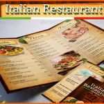 Empfohlen Speisekarte Für Ein Italienisches Restaurant