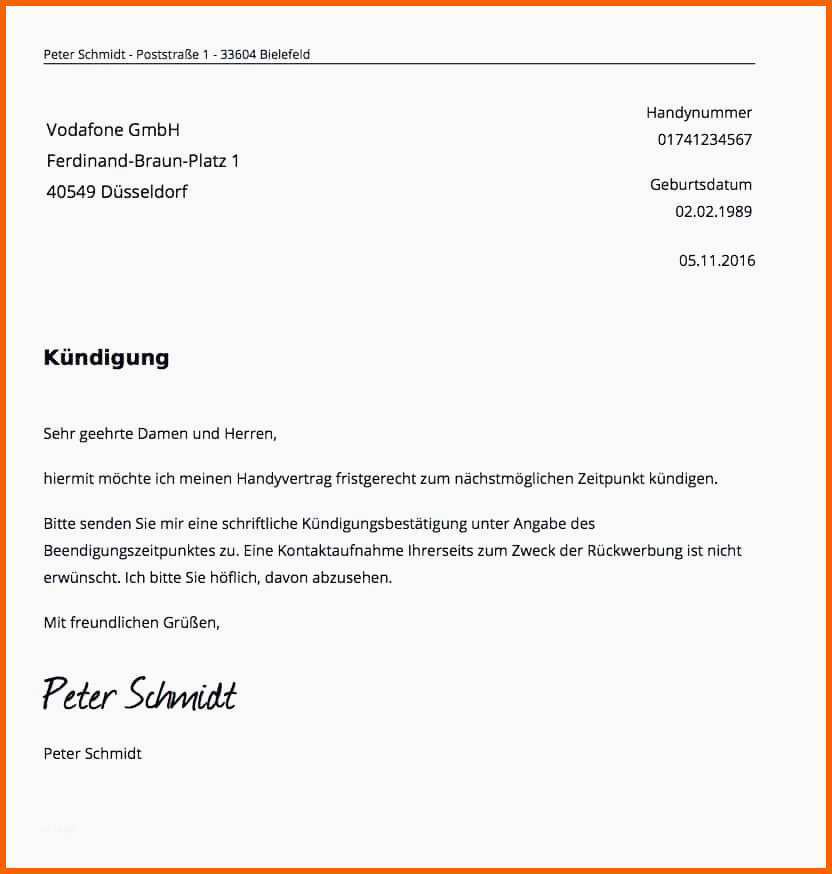 Empfohlen Telekom Kündigung Vorlage Pdf Beratung Frisches Kündigung