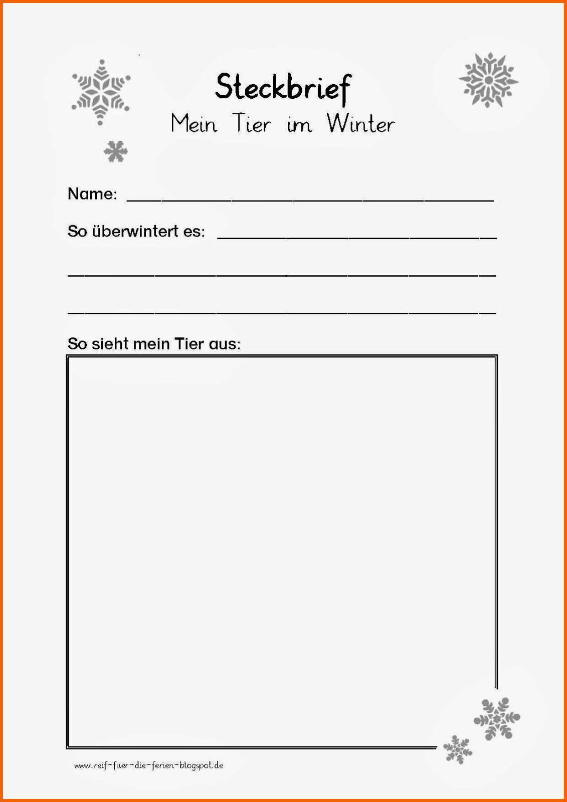 Empfohlen Tiersteckbrief Steckbriefe Pinterest