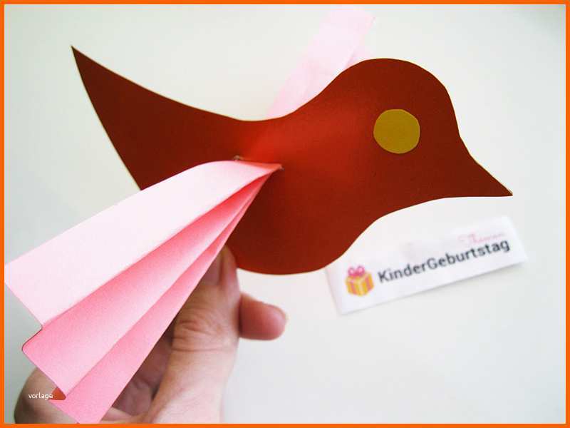 Empfohlen Vogel Basteln Aus Papier Einfache Anleitung Und Vorlage