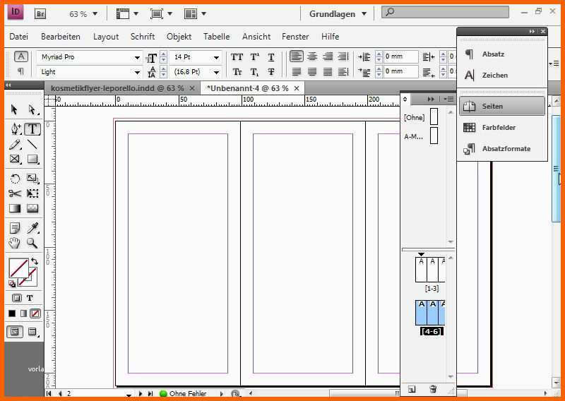 Empfohlen Vorlage Flyer Indesign Dielimitiert Indesign Flyer