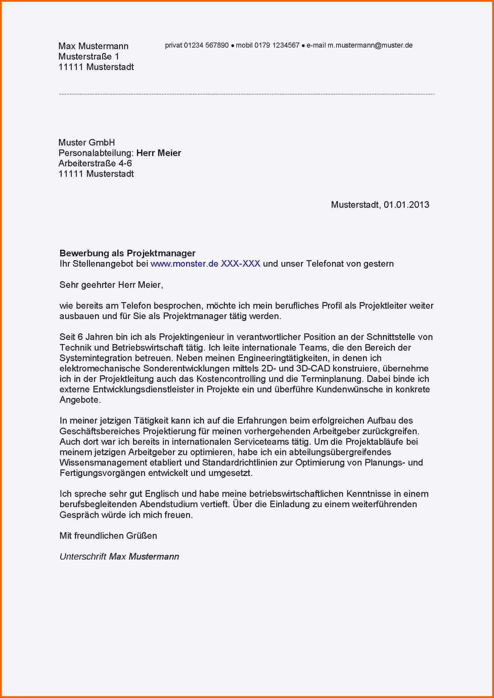 Erschwinglich 10 Anschreiben Vorlage Ausbildung
