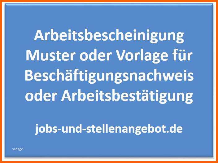 Erschwinglich 12 Muster Arbeitsbescheinigung