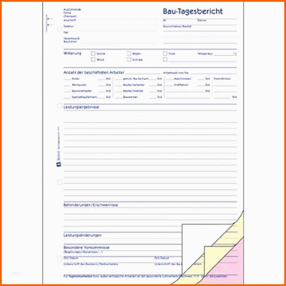 Erschwinglich 12 Tagesbericht Vorlage Pdf