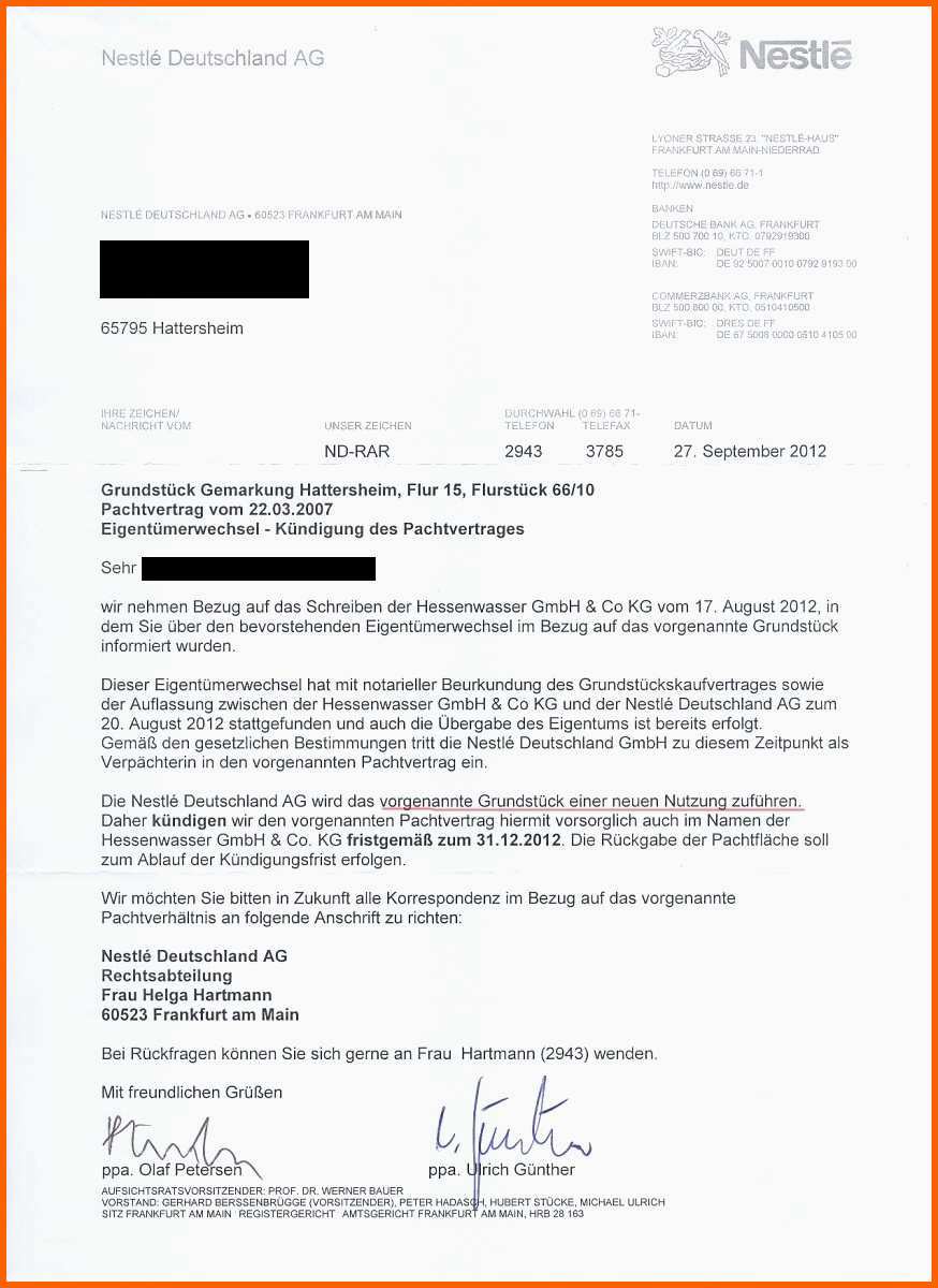 Erschwinglich 14 Anschreiben Eigentümerwechsel Vorlage