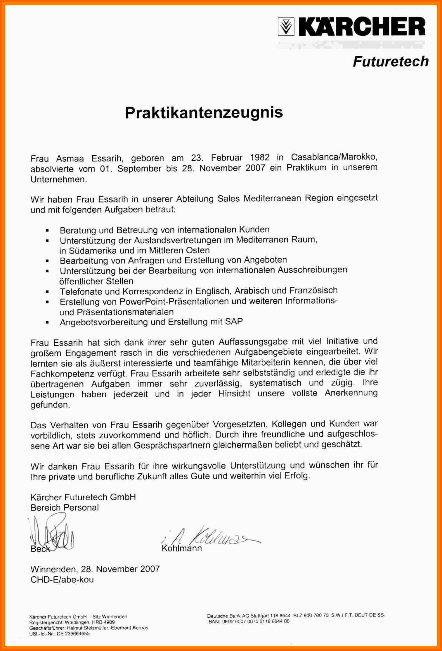 Erschwinglich 21 Arbeitszeugnis Englisch Beispiel