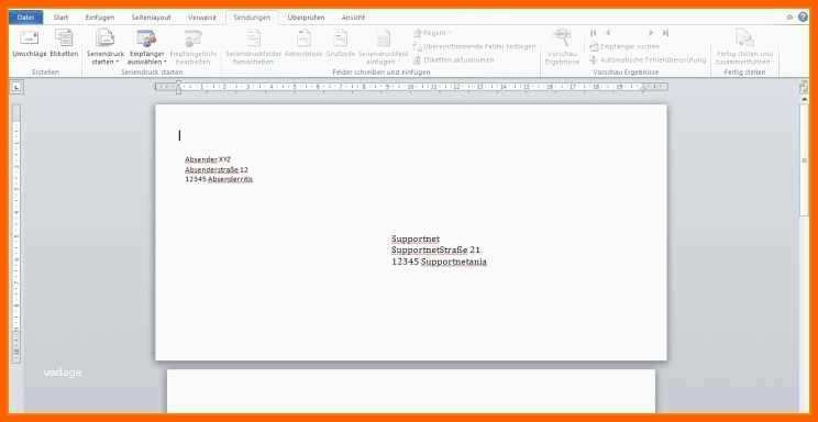Erschwinglich Briefvorlage Word Schweiz Kostenloser Download
