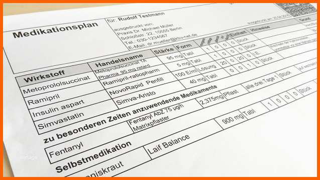 Erschwinglich Bundeseinheitlicher Medikationsplan Apotheker Und Ärzte