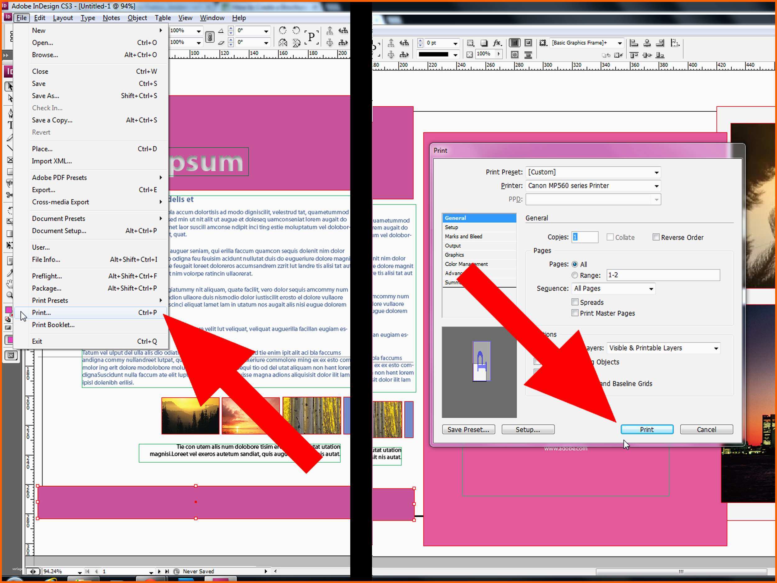 Erschwinglich E Realizzare Una Brochure Con Adobe Indesign