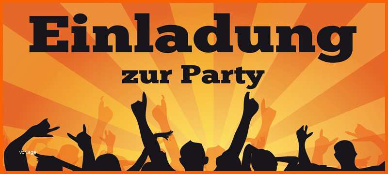 Erschwinglich Einladung Zur Party Vorlage Für Party