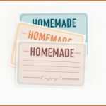 Erschwinglich Etiketten Zum Selber Ausdrucken "home Made"