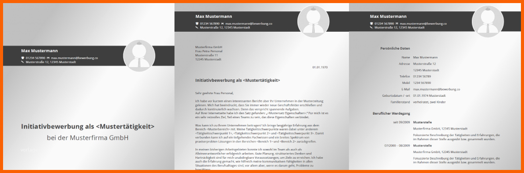 Erschwinglich Initiativbewerbung Muster & Vorlagen Inkl Anschreiben