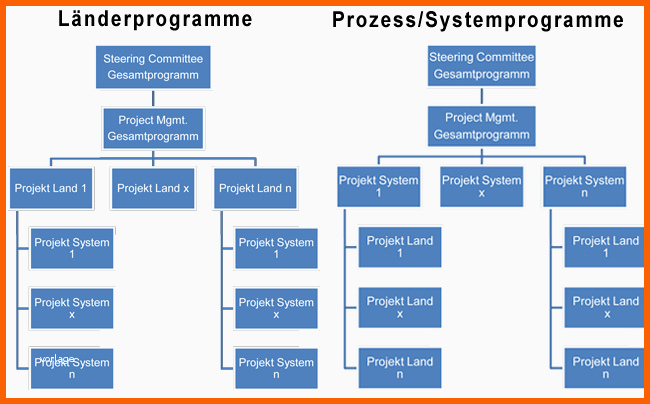 Erschwinglich International Projektorganisation Projektmanagement