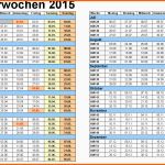 Erschwinglich Kalenderwochen 2015 Mit Vorlagen Für Excel Word &amp; Pdf